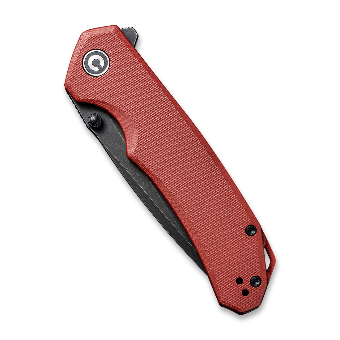 картинка Складной нож CIVIVI Brazen D2 Steel Black stonewashed Handle G10 Burgundy C2023B