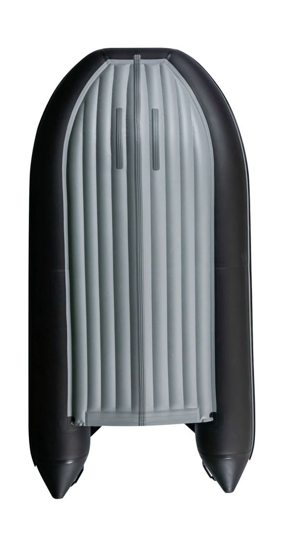 картинка Надувная лодка ПВХ, RiverBoats RB 410 НДНД, ф/б, черно-серый