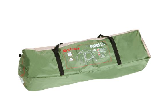 картинка Палатка BTrace Point 2+ (Зеленый/Бежевый)