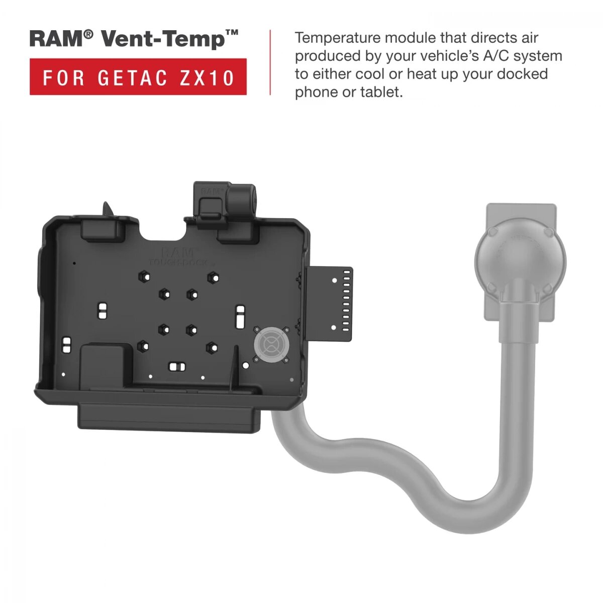 картинка Док-станция RAM Power + Data для Getac ZX10 (RAM-HOL-GE4PDU)