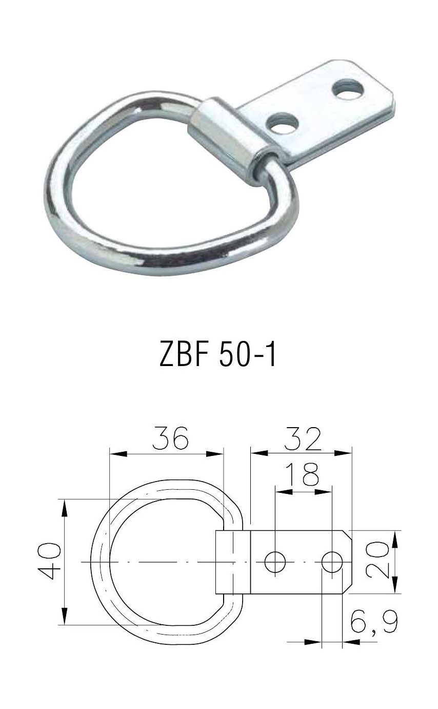картинка Петля крепления груза ZBF 50-1 (W 6756), WINTERHOFF