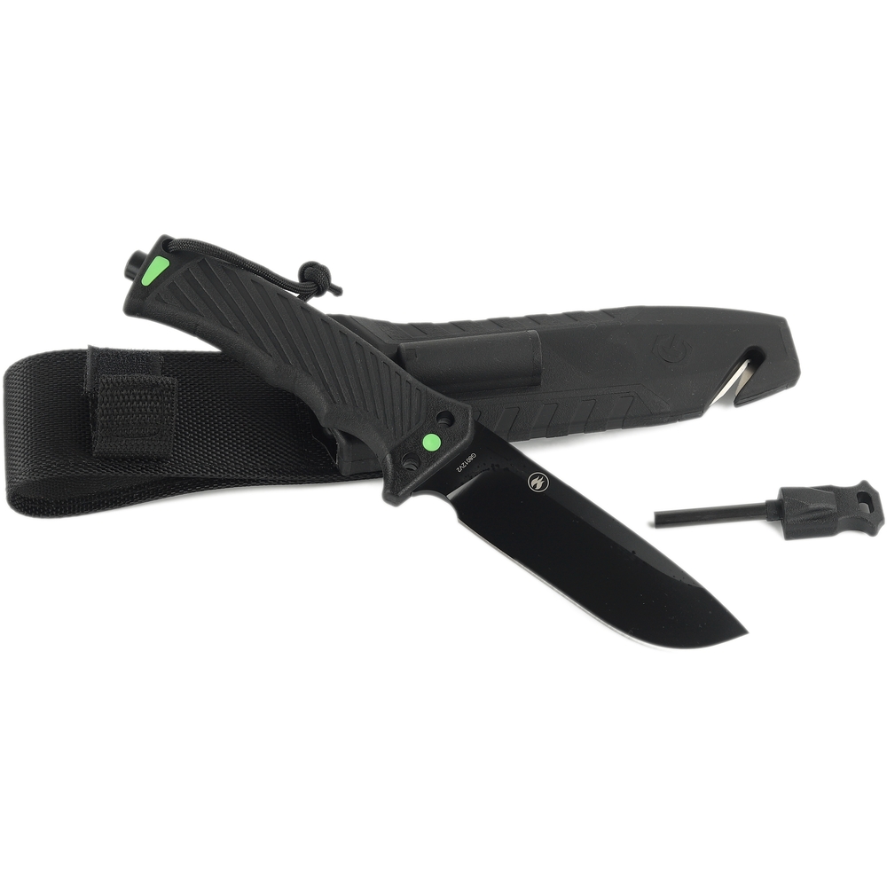 картинка Нож Ganzo G8012V2-BK с паракордом