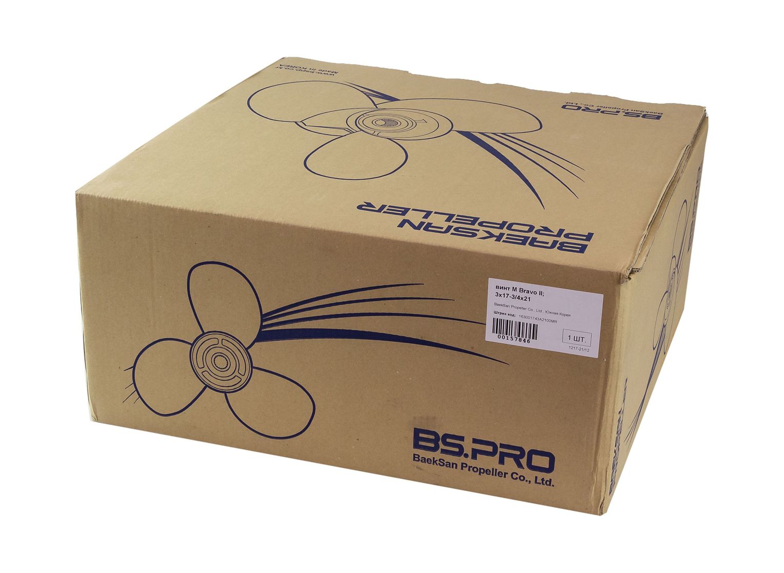 картинка Винт гребной Mercruiser Bravo 2; 3x17-3/4x21, Baeksan