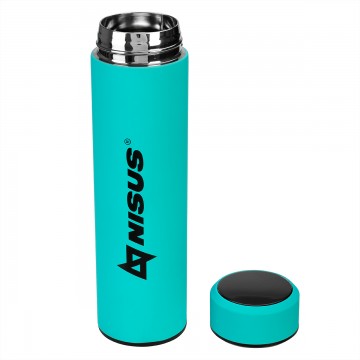 картинка Термос NISUS 530ML с термодатчиком, бирюзовый