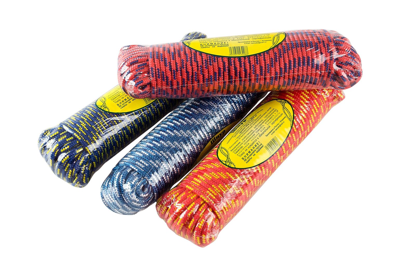 картинка Шнур полипропиленовый плетеный d 6 мм, L 30 м