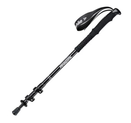 картинка Палки треккинговые, алюминиевые, ST01, черные, для ходьбы (2 шт.)