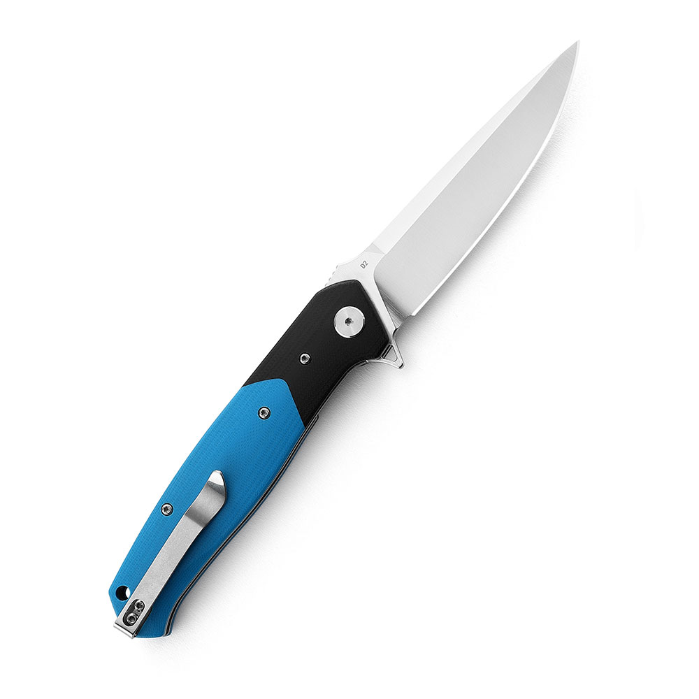 картинка Нож Bestech Swordfish сталь D2, рукоять G10 черно-синяя