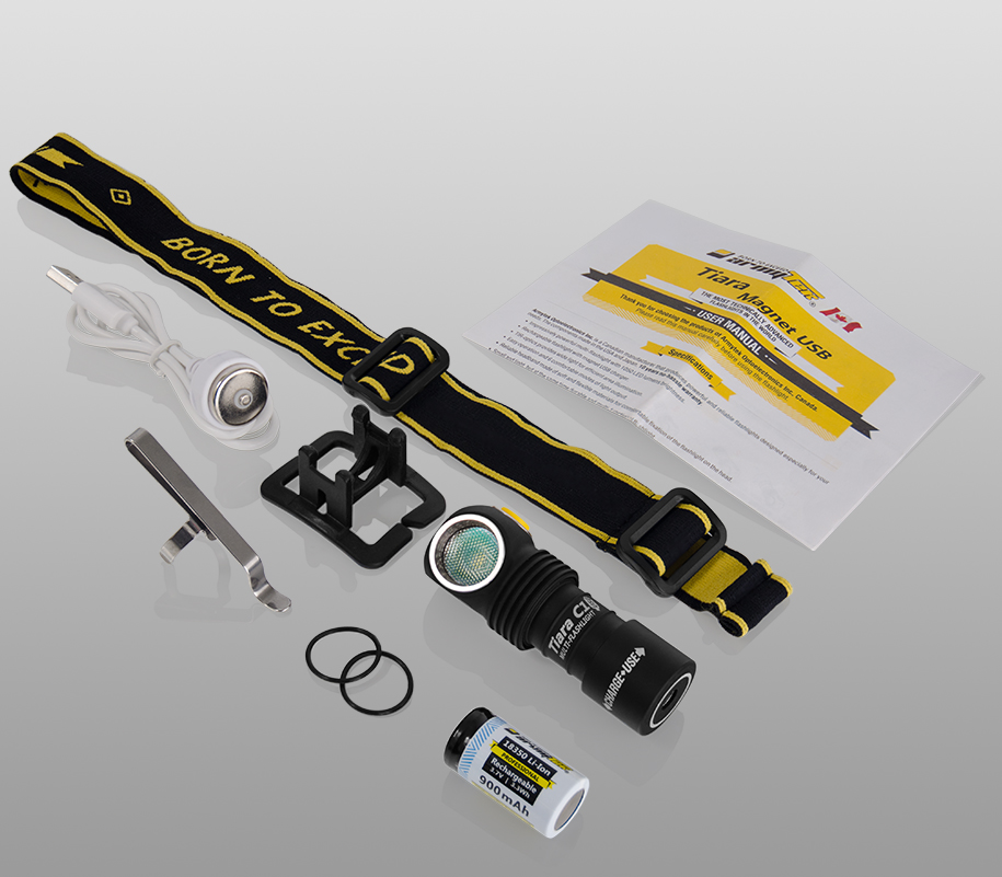 картинка Налобный фонарь ARMYTEK TIARA C1 Magnet USB XP-L БЕЛЫЙ
