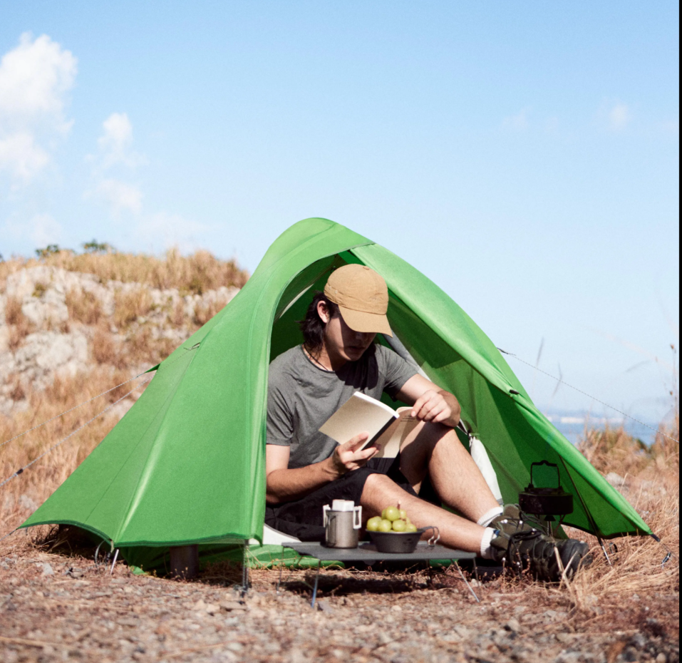 картинка Палатка Naturehike Cloud Up 1-местная, алюминиевый каркас, сверхлегкая, зеленая