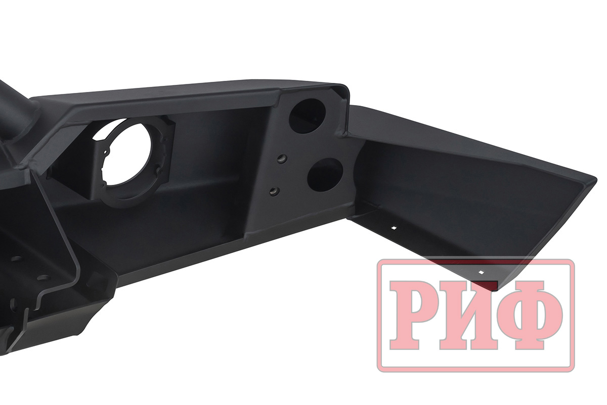 картинка Бампер силовой передний ГАЗ Соболь NN штатные фары, с дугой, стандарт