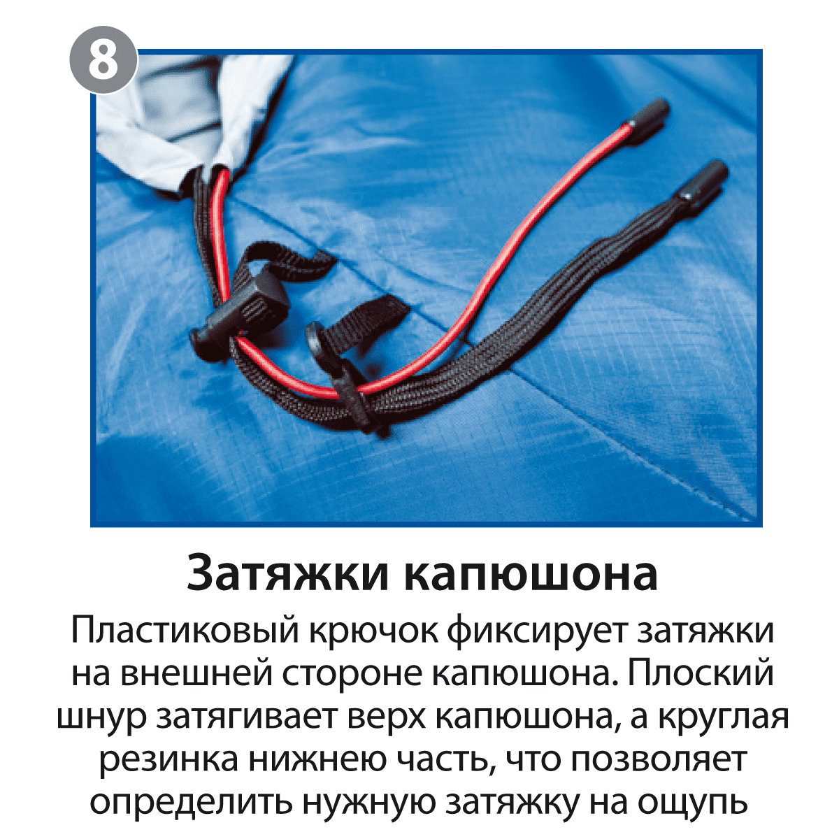 картинка Спальный мешок BTrace Duvet Правый (Правый, Синий)