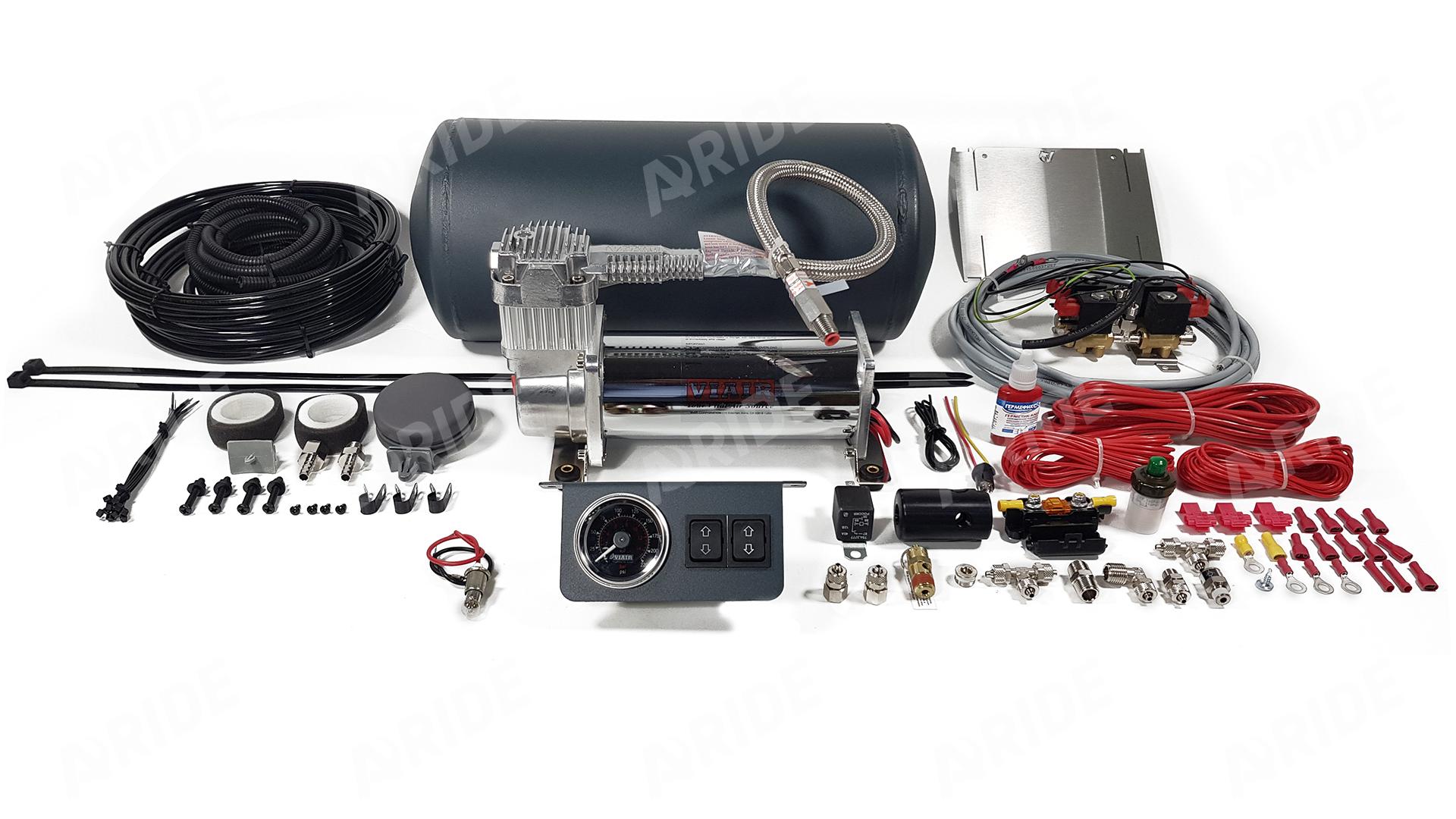 картинка Двухконтурная система управления пневмоподвеской с ресивером Aride 2.150.В