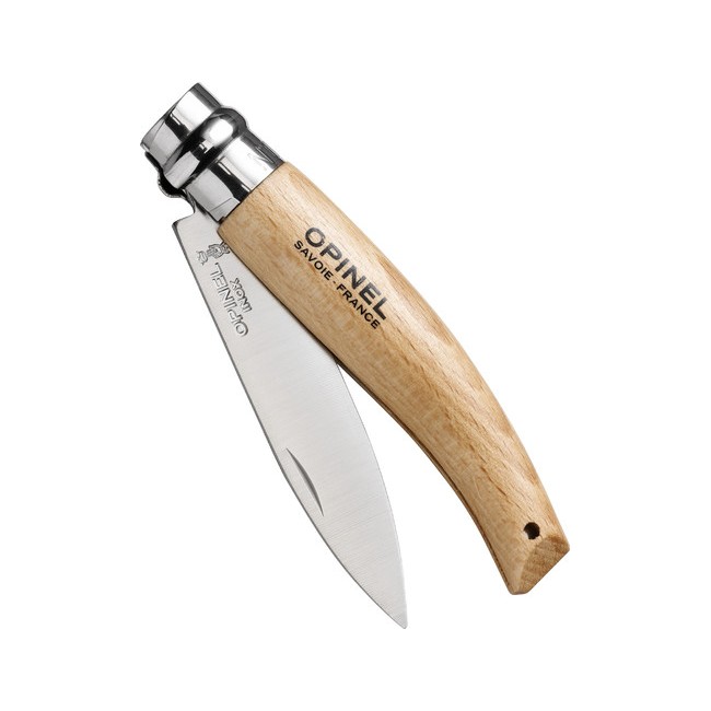 картинка Нож Opinel №8 садовый, нержавеющая сталь, коробка