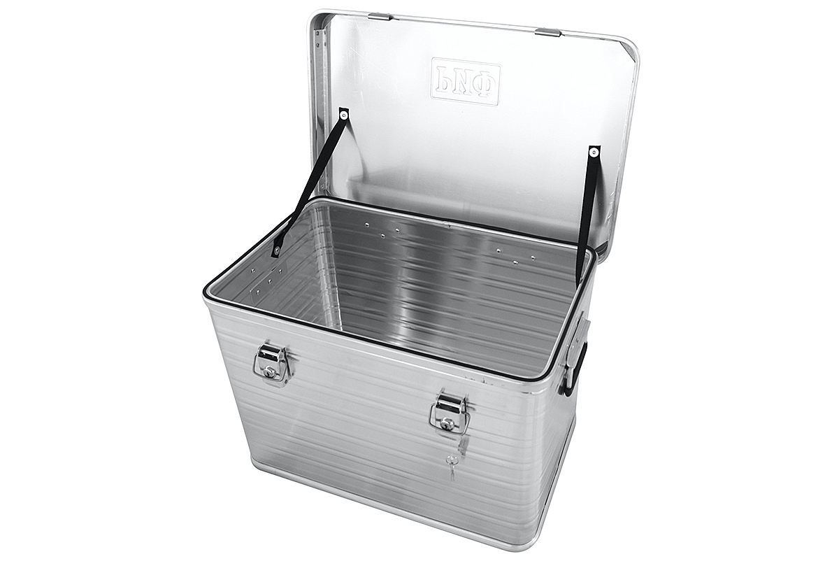 картинка Ящик алюминиевый РИФ усиленный с замком 592х388х409