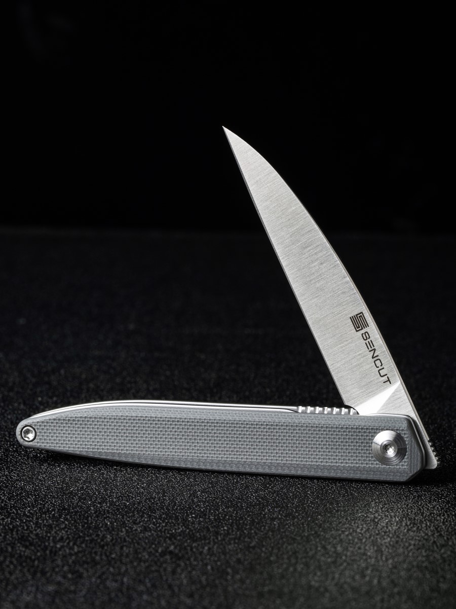 картинка Складной нож SENCUT Jubil D2 Steel Satin Finished Handle G10 Gray