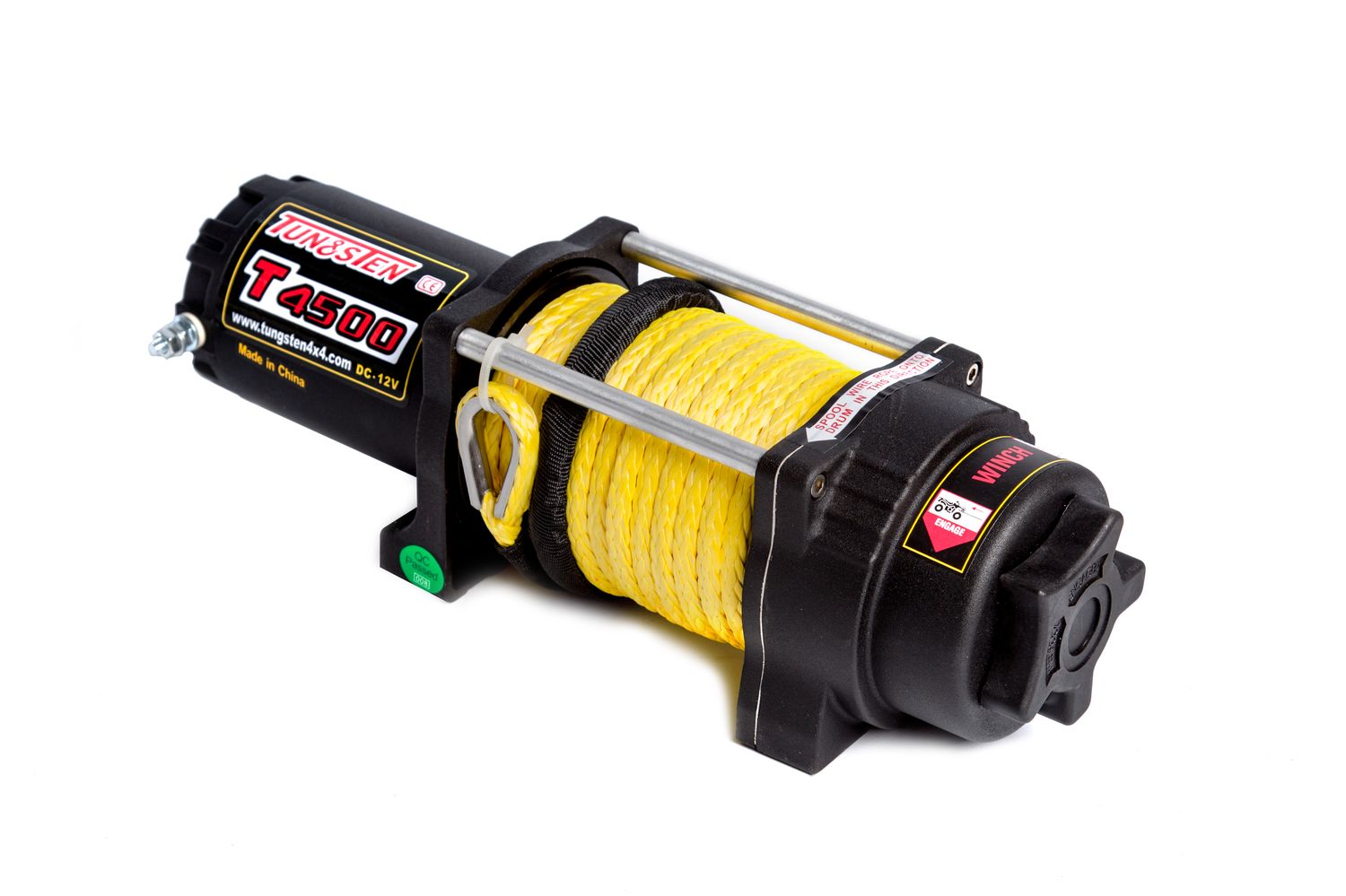 Лебедка Tungsten Winch 4500 синтетика, радиопульт