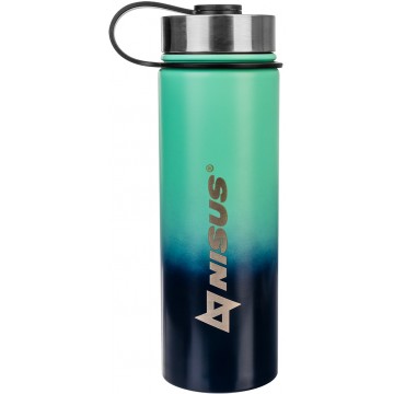 картинка Термобутылка NISUS 530ML три крышки (синий/бирюзовый)