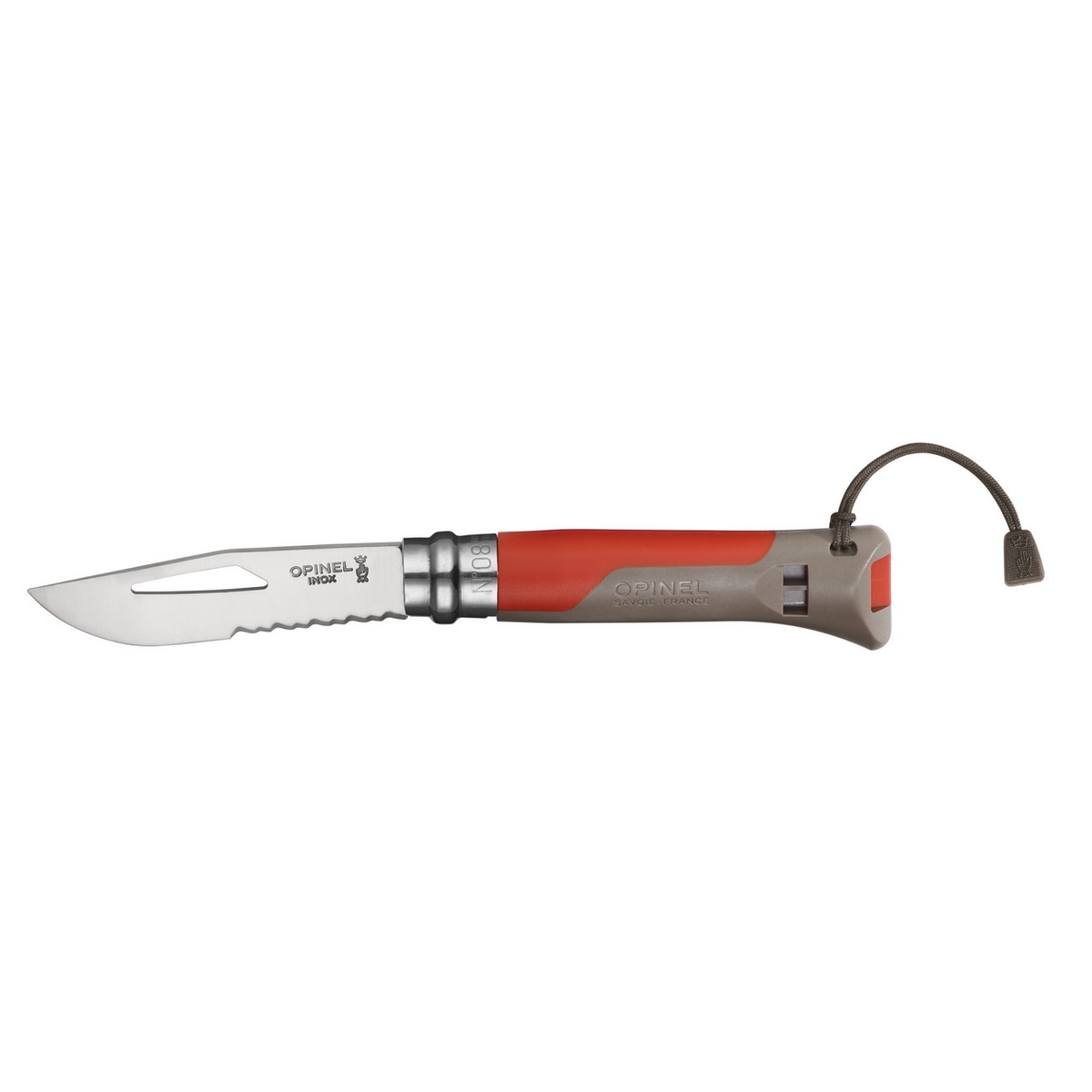 картинка Нож Opinel №8 Outdoor Earth, красный, 001714