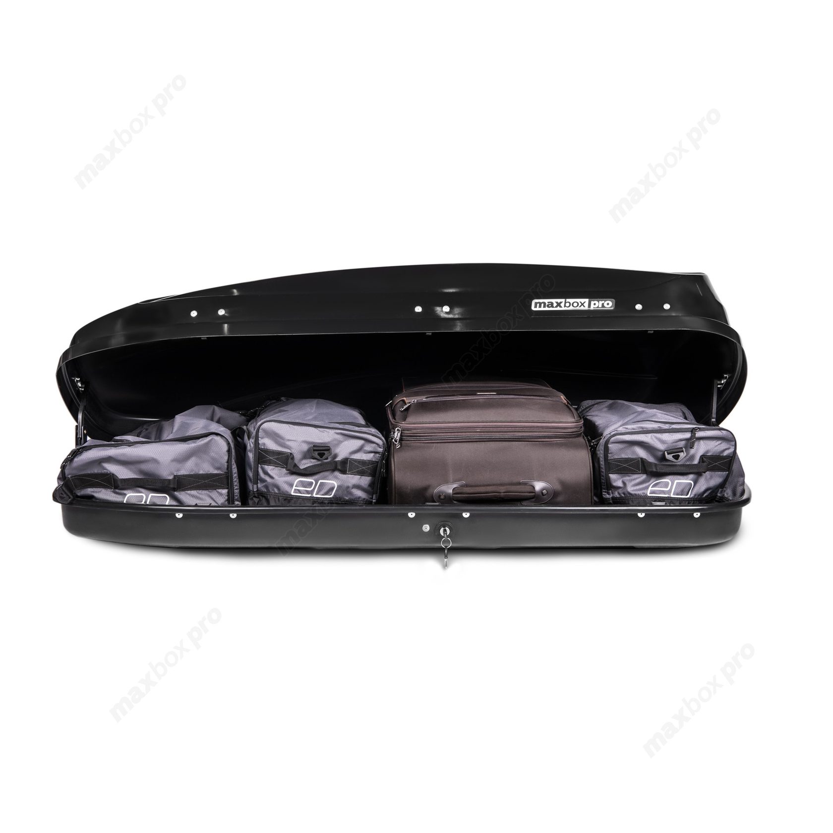 картинка Автобокс MaxBox PRO 460 (средний) черный глянцевый