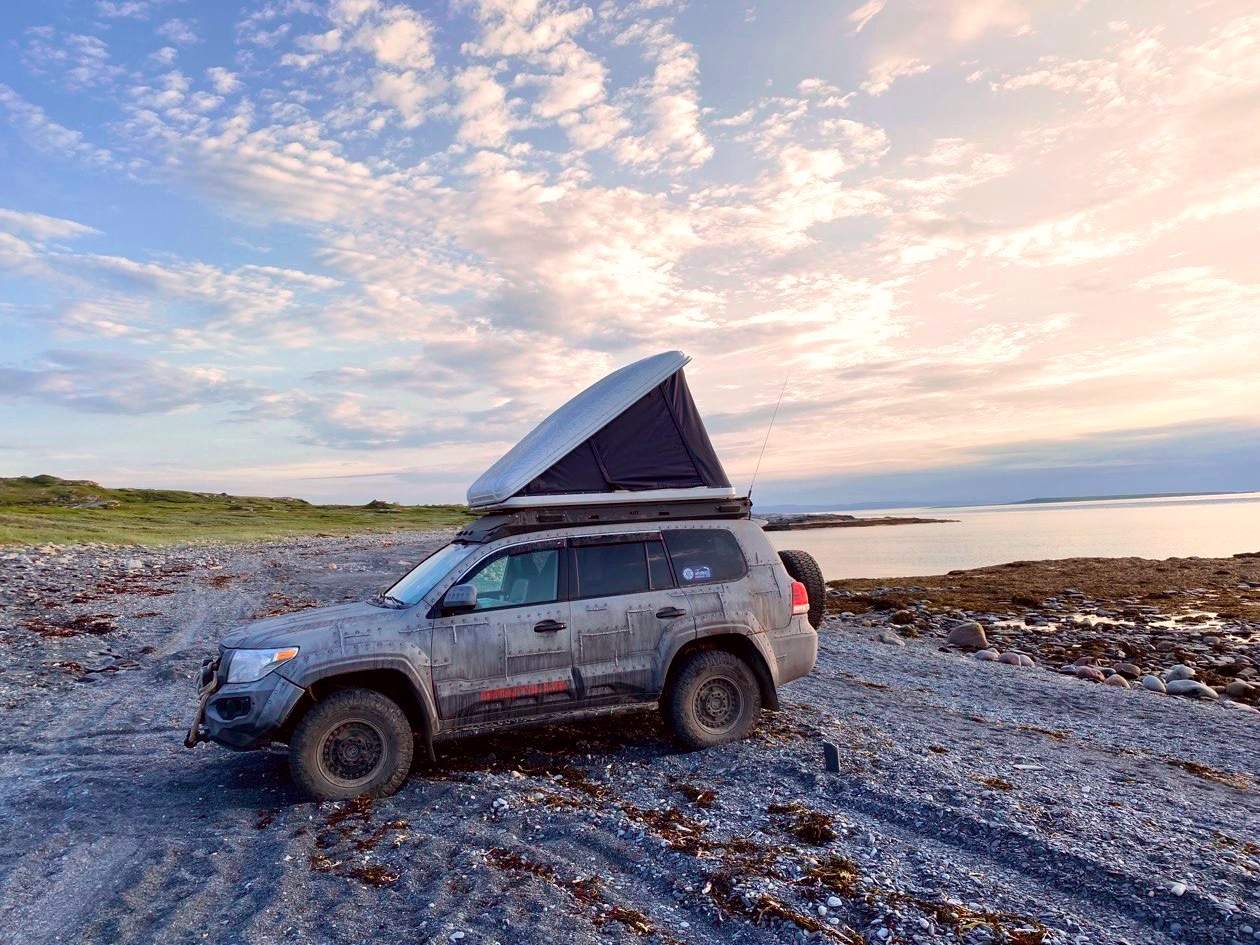 картинка Багажник-площадка алюминиевый (под канистры) - Toyota Land Cruiser 200