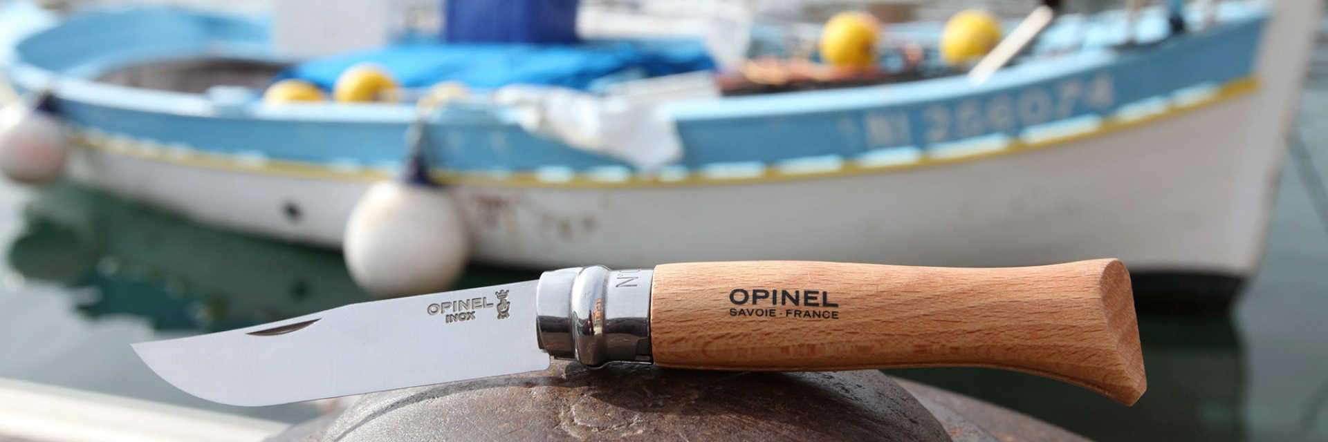 картинка Нож Opinel №7, нержавеющая сталь, рукоять из бука