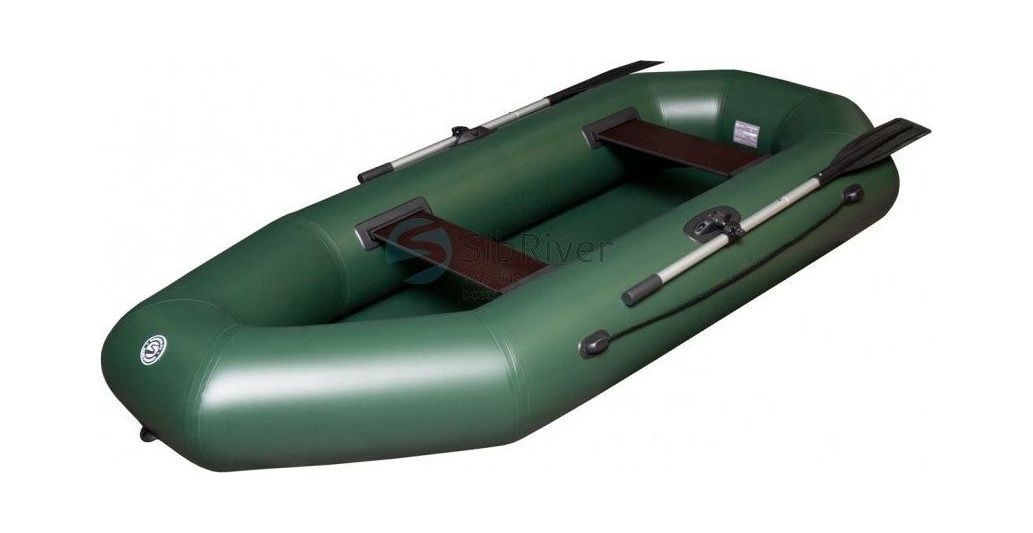 картинка Надувная лодка ПВХ Skiff 240, зеленый, SibRiver