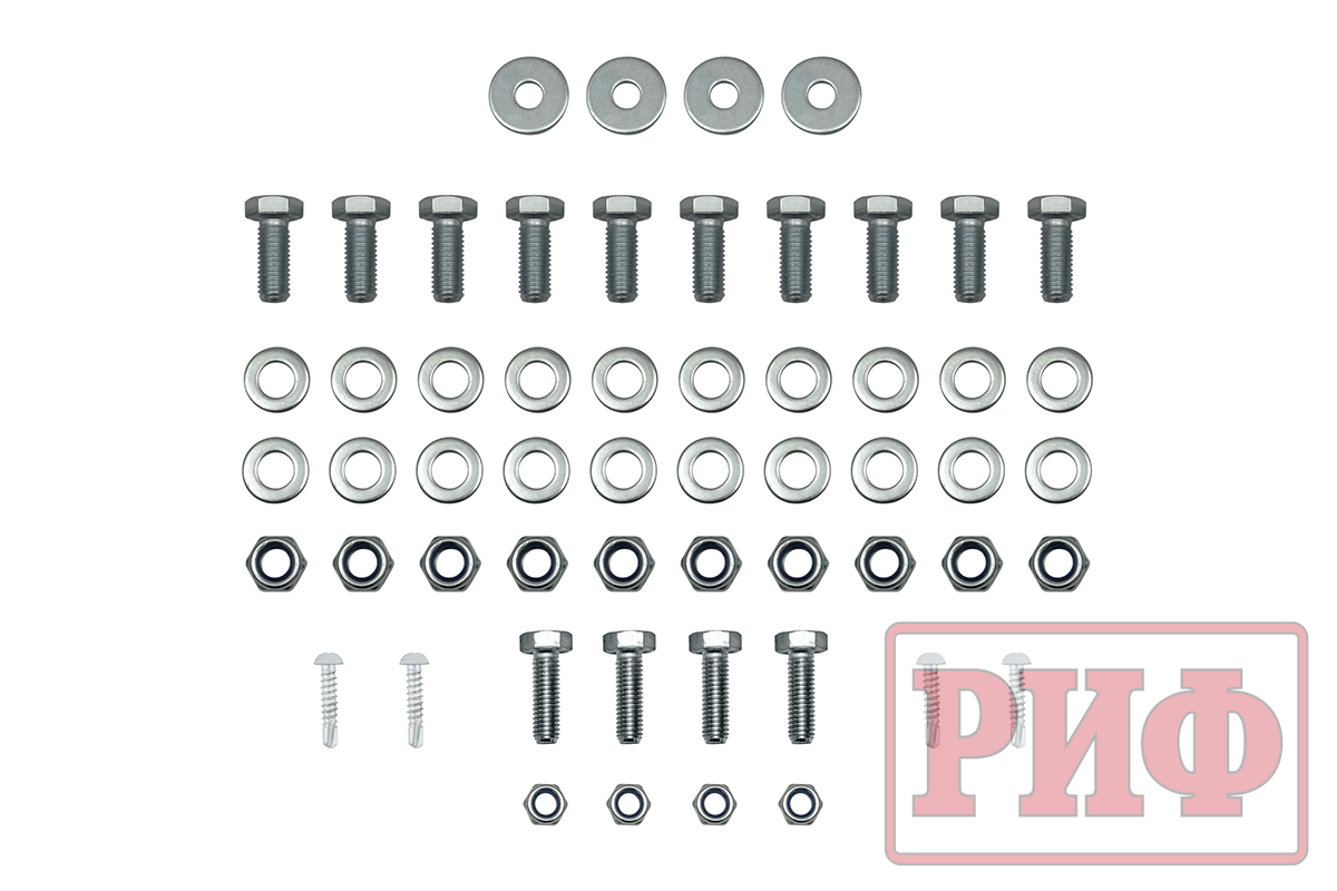 картинка Бампер задний РИФ УАЗ Хантер с квадратом под фаркоп, фонарями и калиткой лифт