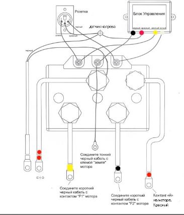 Пульт радиоуправления лебедкой универсальный 12V (черный)