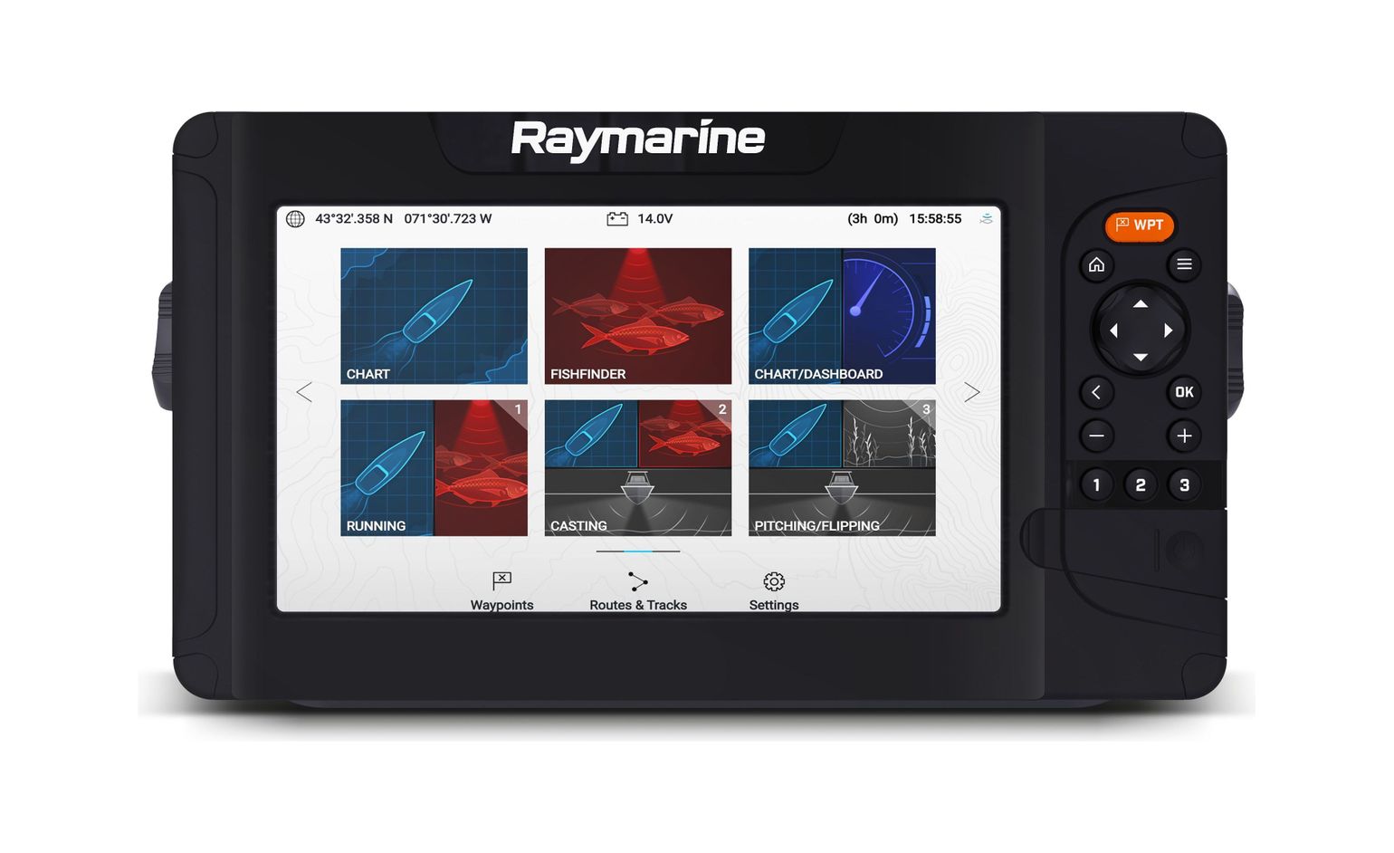 картинка Картплоттер Raymarine Element 9, HV-100 transducer