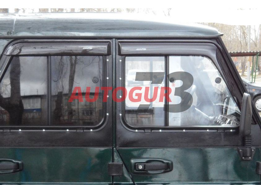 картинка Дефлектор стекол УАЗ-Хантер (4 шт) ВОРОН