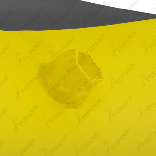 картинка Палатка зимняя утепленная HELIOS Куб Premium 1,8х1,8 желтый/серый