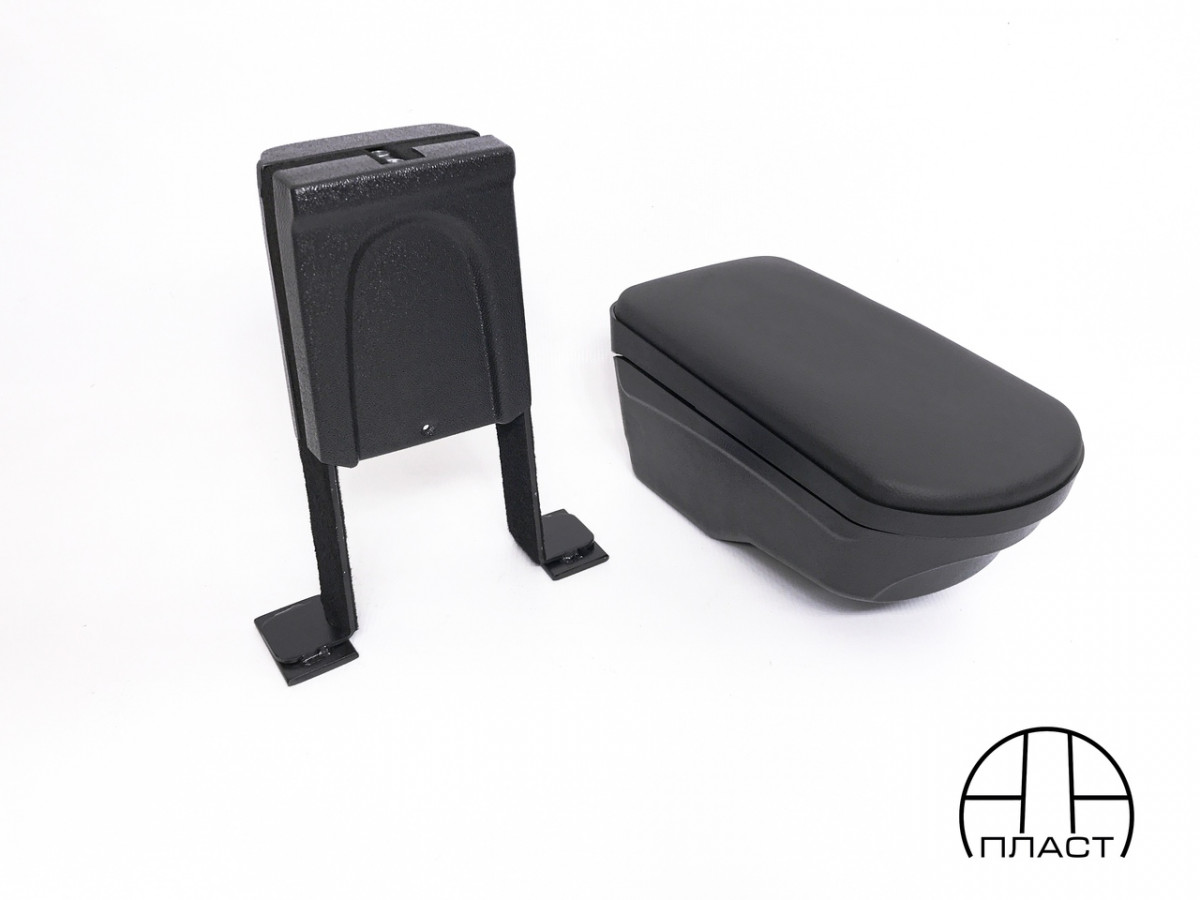 картинка Подлокотник «ArBox2» + адаптер для  Renault: Kaptur, Серая  Эко-Кожа