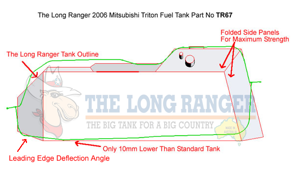 Бак топливный ARB TRITON DIES 06ON 125L