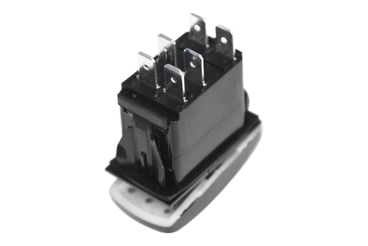 картинка Кнопка РИФ ВКЛ/ВКЛ/ВЫКЛ, белый, КОМБО СВЕТ