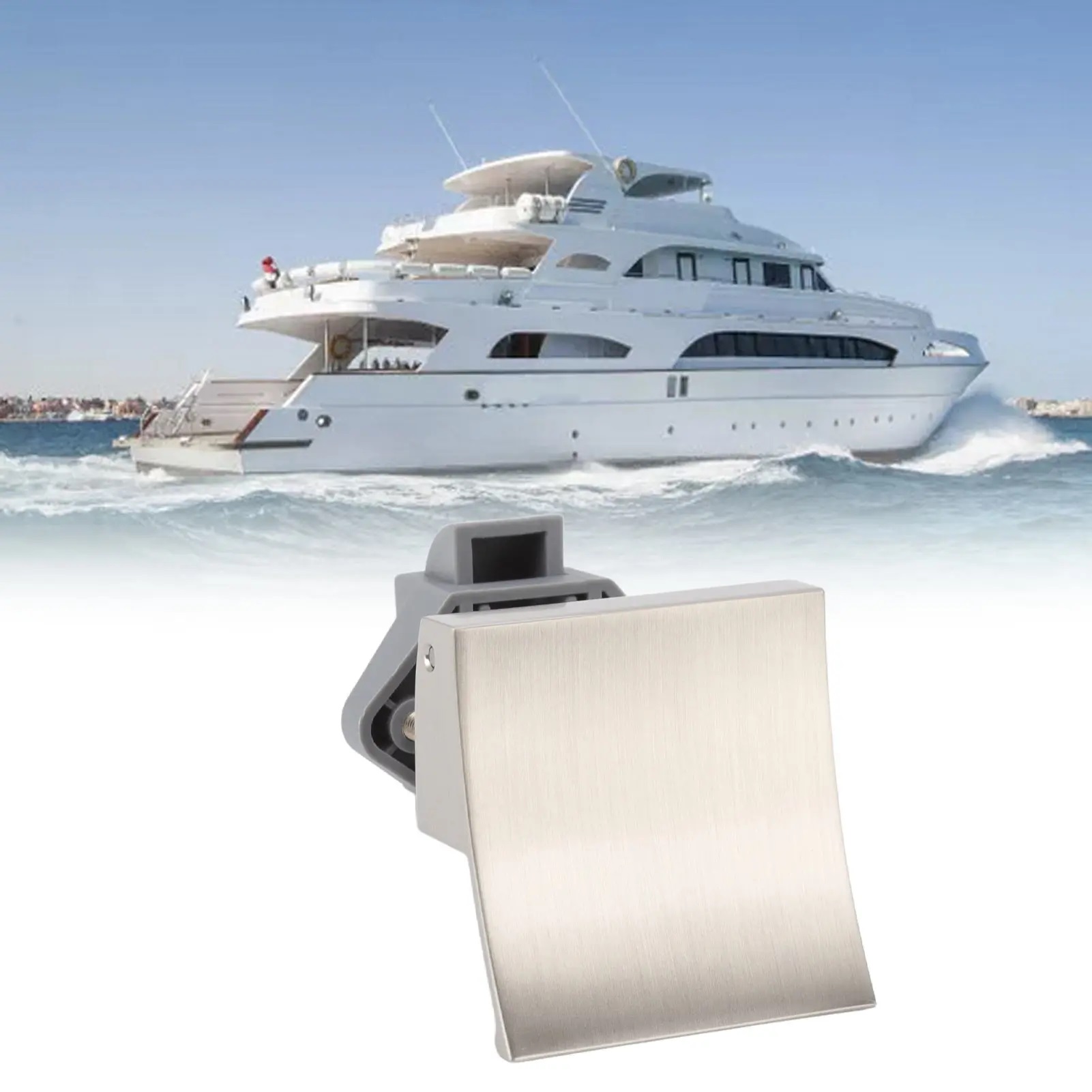 картинка Ручка-замок мебельная BL08-GB (антрацит)