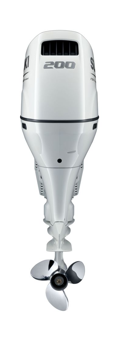 картинка Мотор лодочный Suzuki DF200ATX, белый
