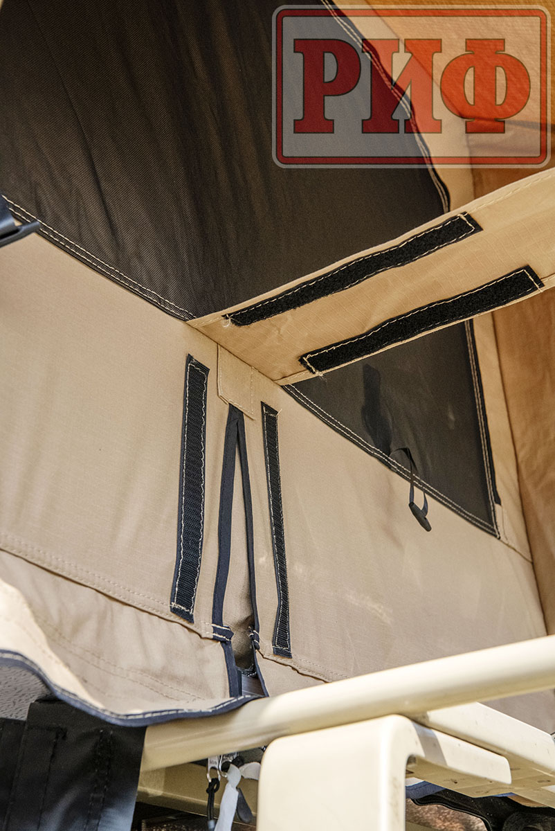 картинка Палатка на крышу автомобиля РИФ Soft RT02-140, тент песочный