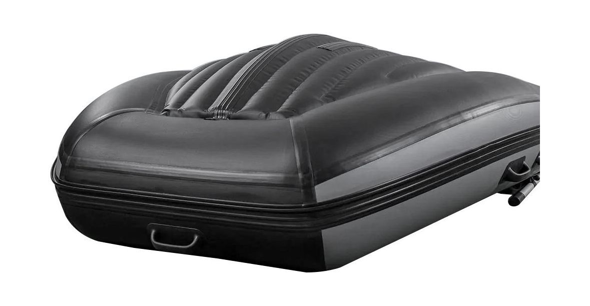 картинка Надувная лодка ПВХ, RiverBoats RB 370 НДНД, черно-серый