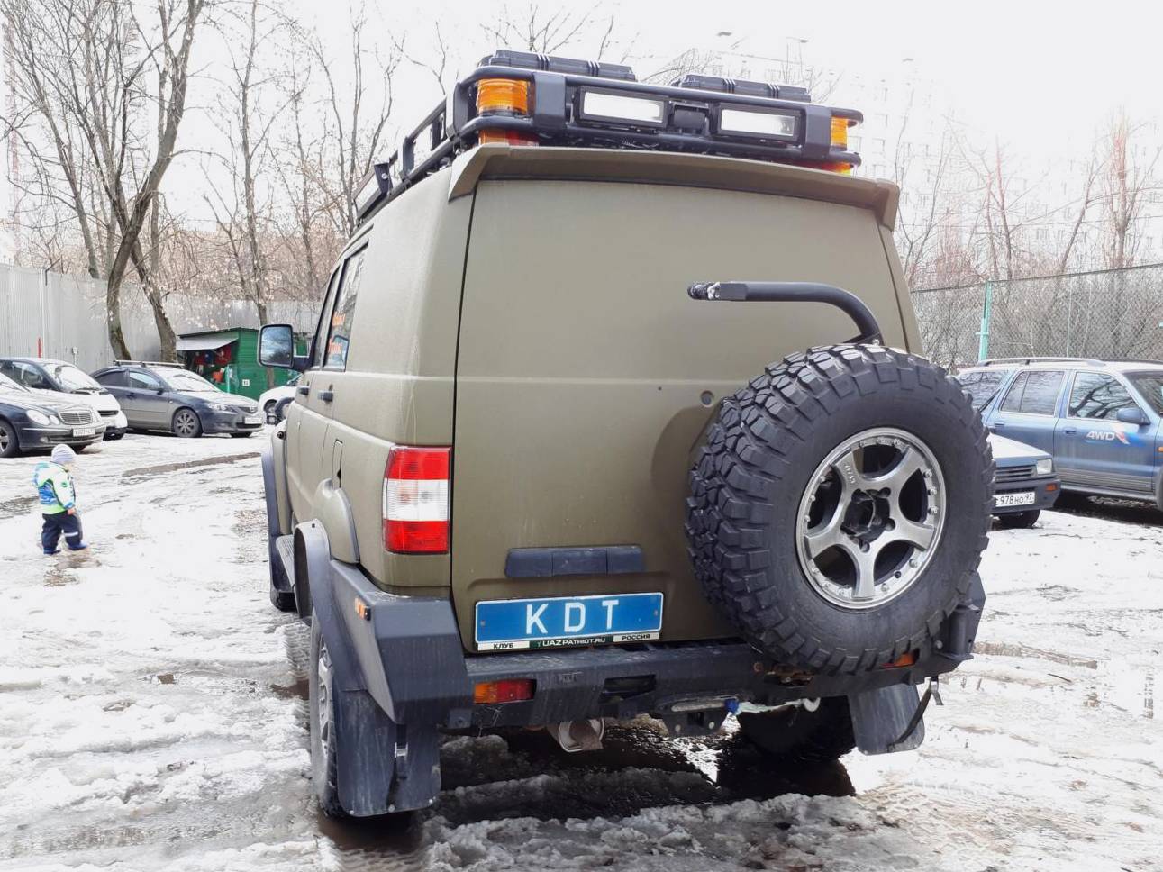 картинка Задний силовой бампер - УАЗ Патриот арт.06022