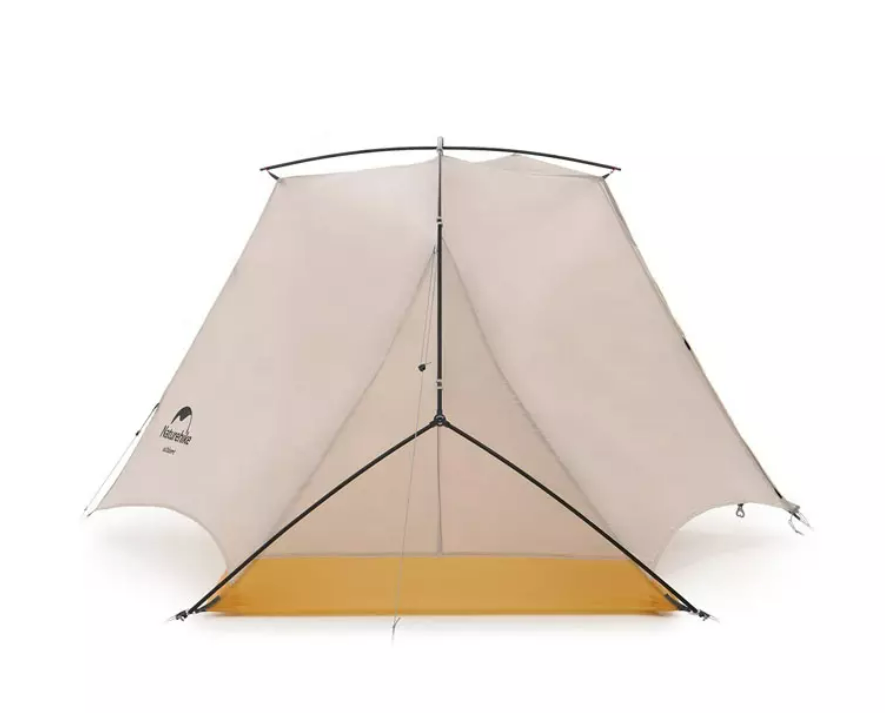 картинка Палатка Naturehike Cloud Trace 1-местная, алюминиевый каркас, серо-желтый
