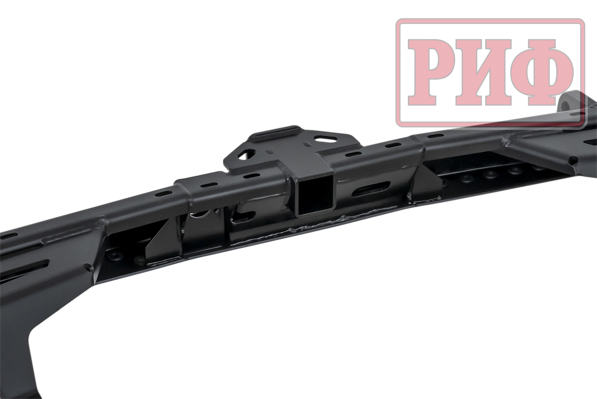 картинка Бампер РИФ задний Mitsubishi Pajero Sport 2021+ c квадратом