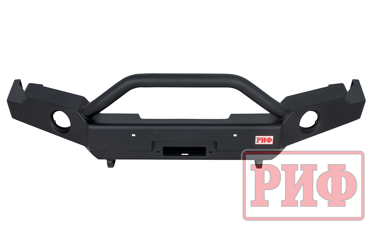 картинка Бампер силовой передний ГАЗ Соболь NN штатные фары, с дугой, стандарт