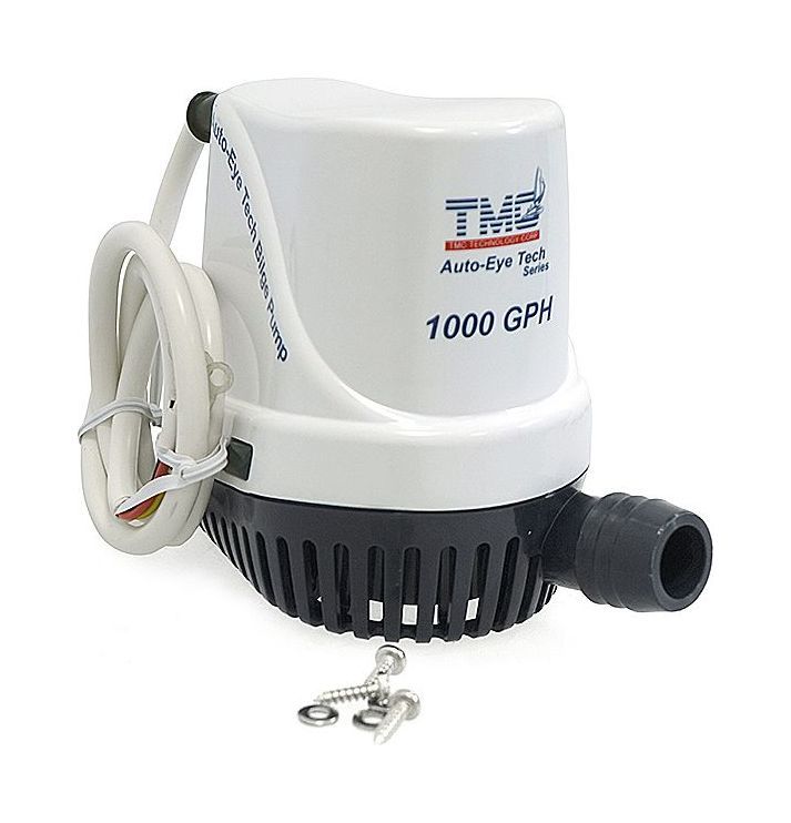 картинка Помпа осушительная, 12 В, 1000GPH (3785 л/ч), автоматическая