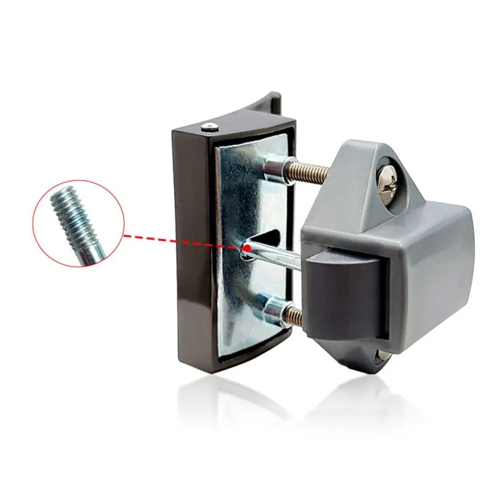 картинка Ручка-замок мебельная BL08-GB (антрацит)