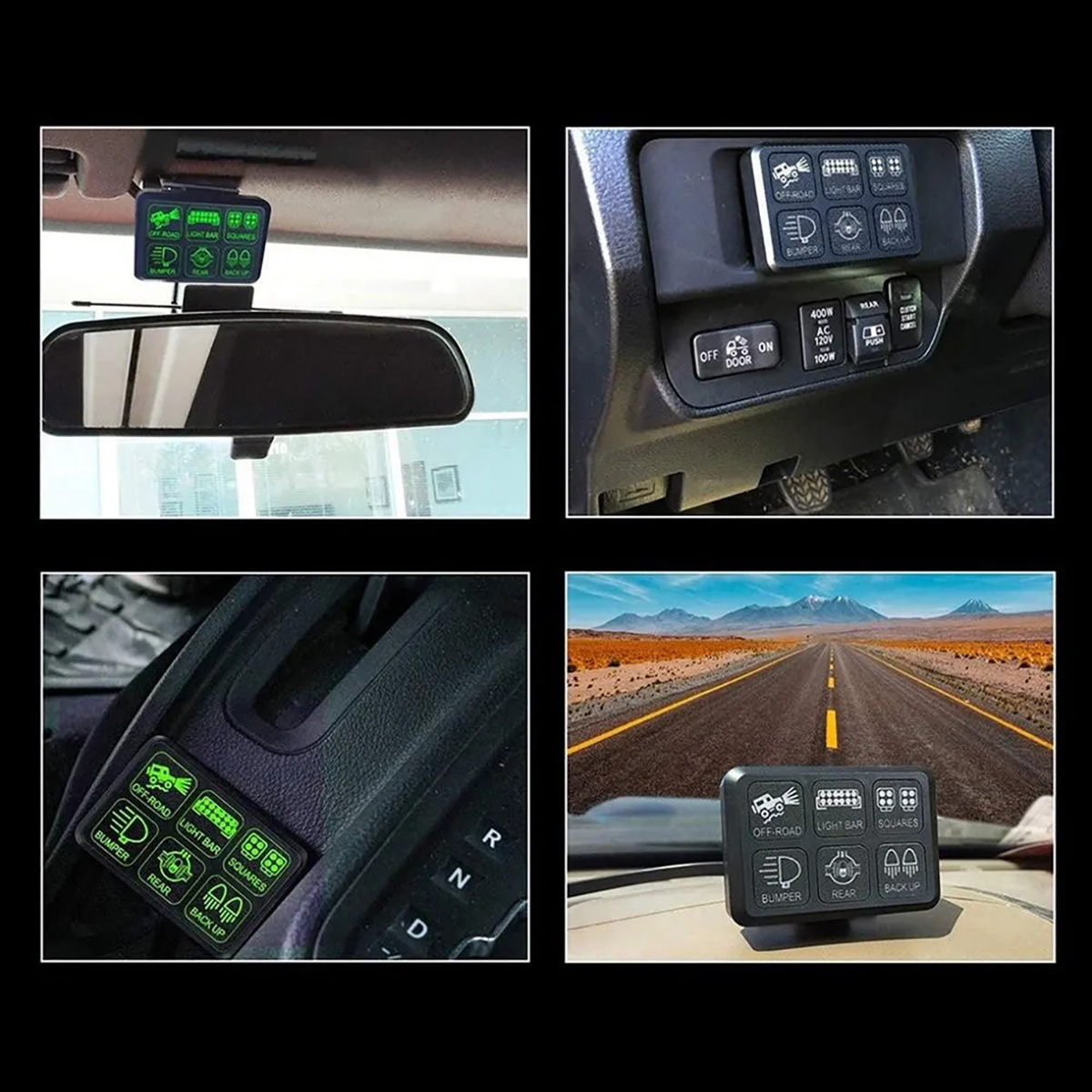 картинка Панель переключателей групповая 6 шт. 12В 60А, 24В 40А 960Вт