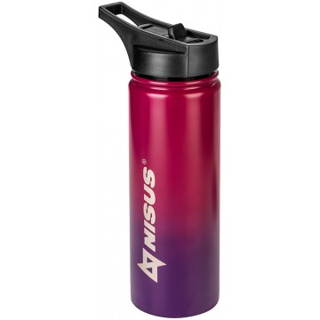 картинка Термобутылка NISUS 530ML три крышки (фиолетовый/красный)