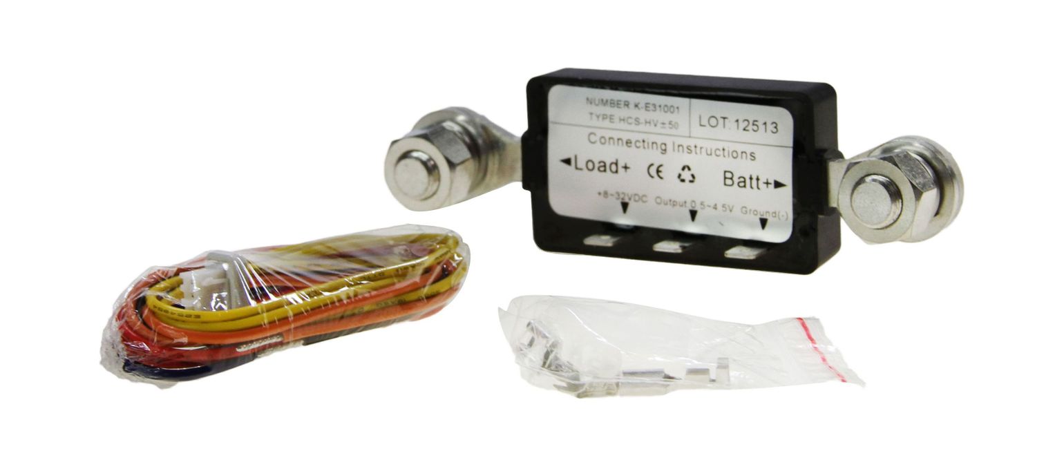 картинка Амперметр аналоговый -/+50 А, белый циферблат, нержавеющий ободок, д. 52 мм