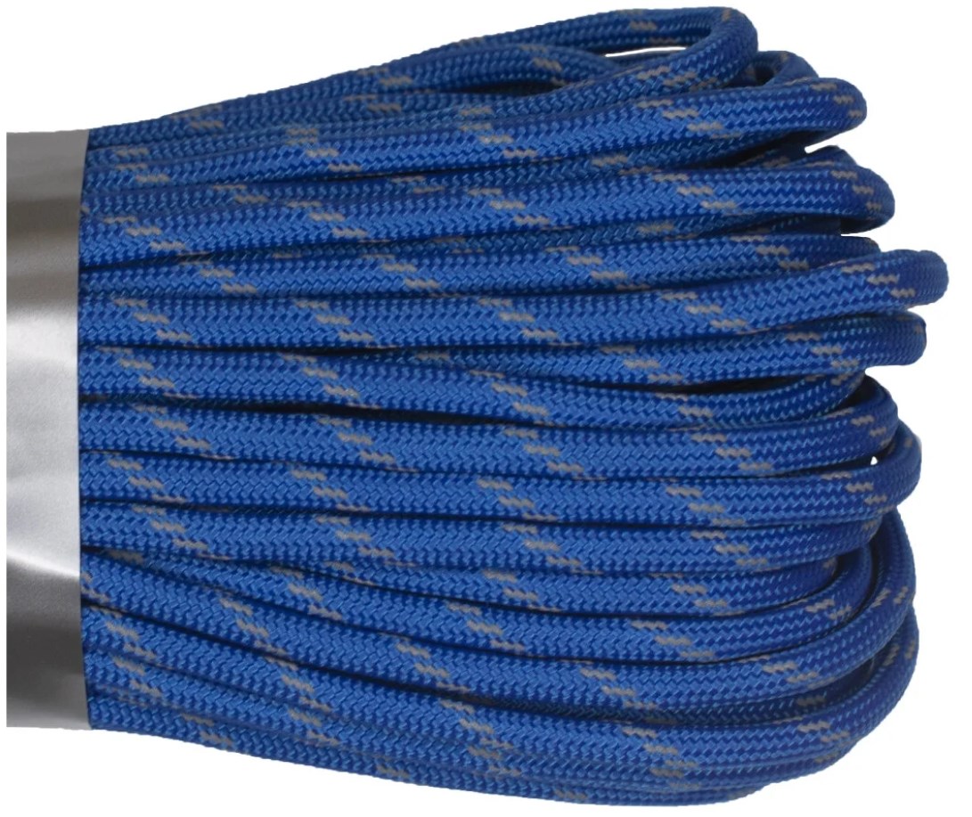 картинка Паракорд 550 CORD nylon 30м световозвращающий (blue)