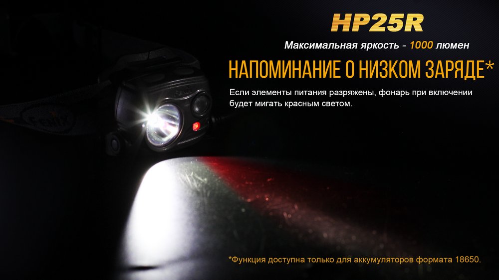 картинка Налобный фонарь Fenix HP25R