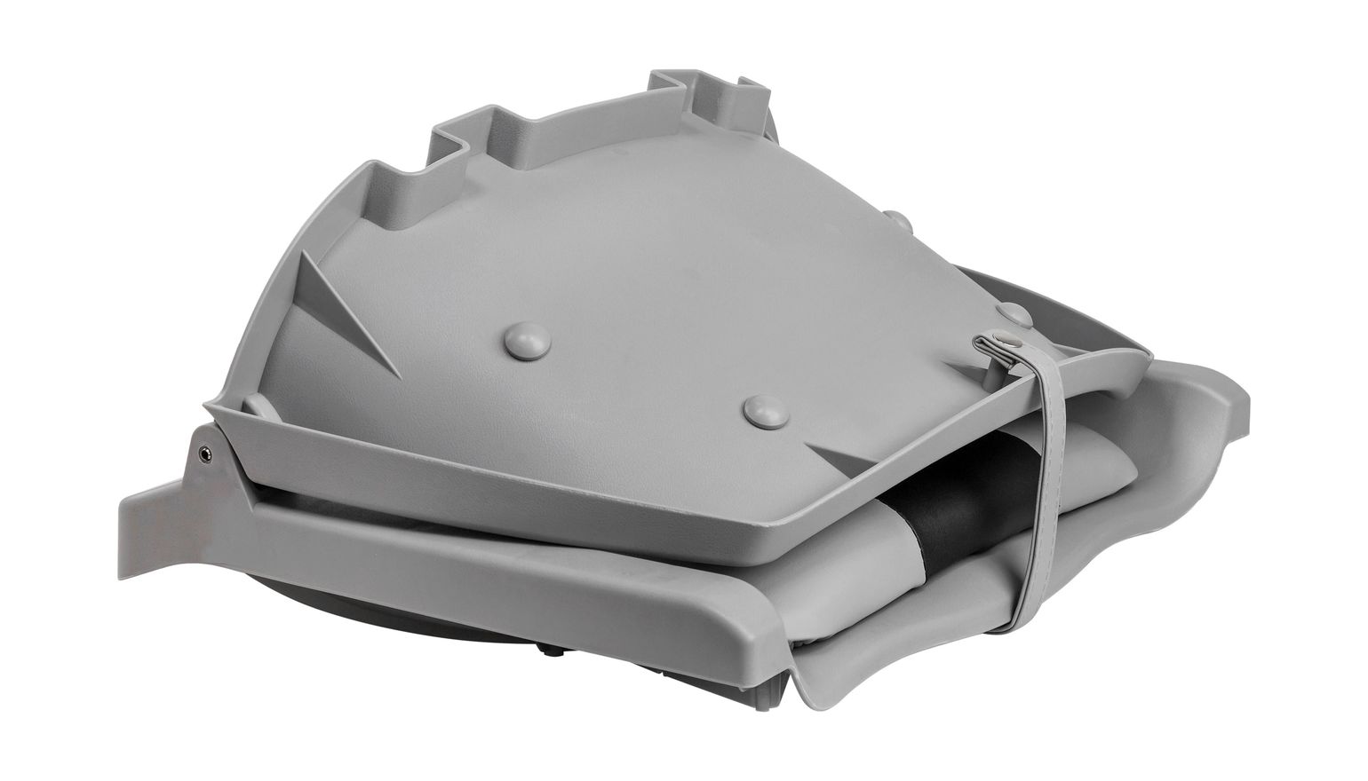 картинка Кресло мягкое складное, обивка винил, цвет серый/угольный